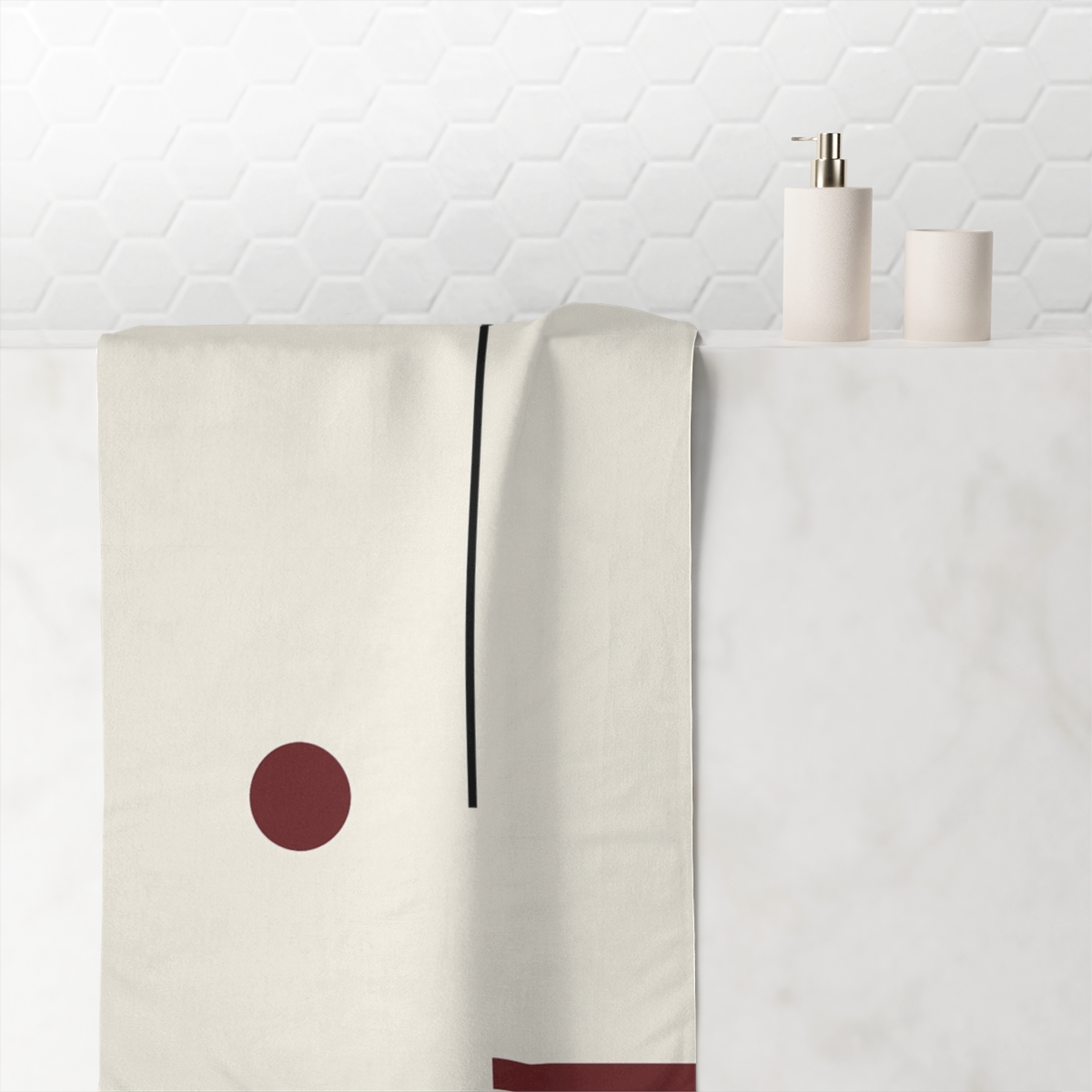 Twin Corners And Silent Axis decorative home towelscustom towels