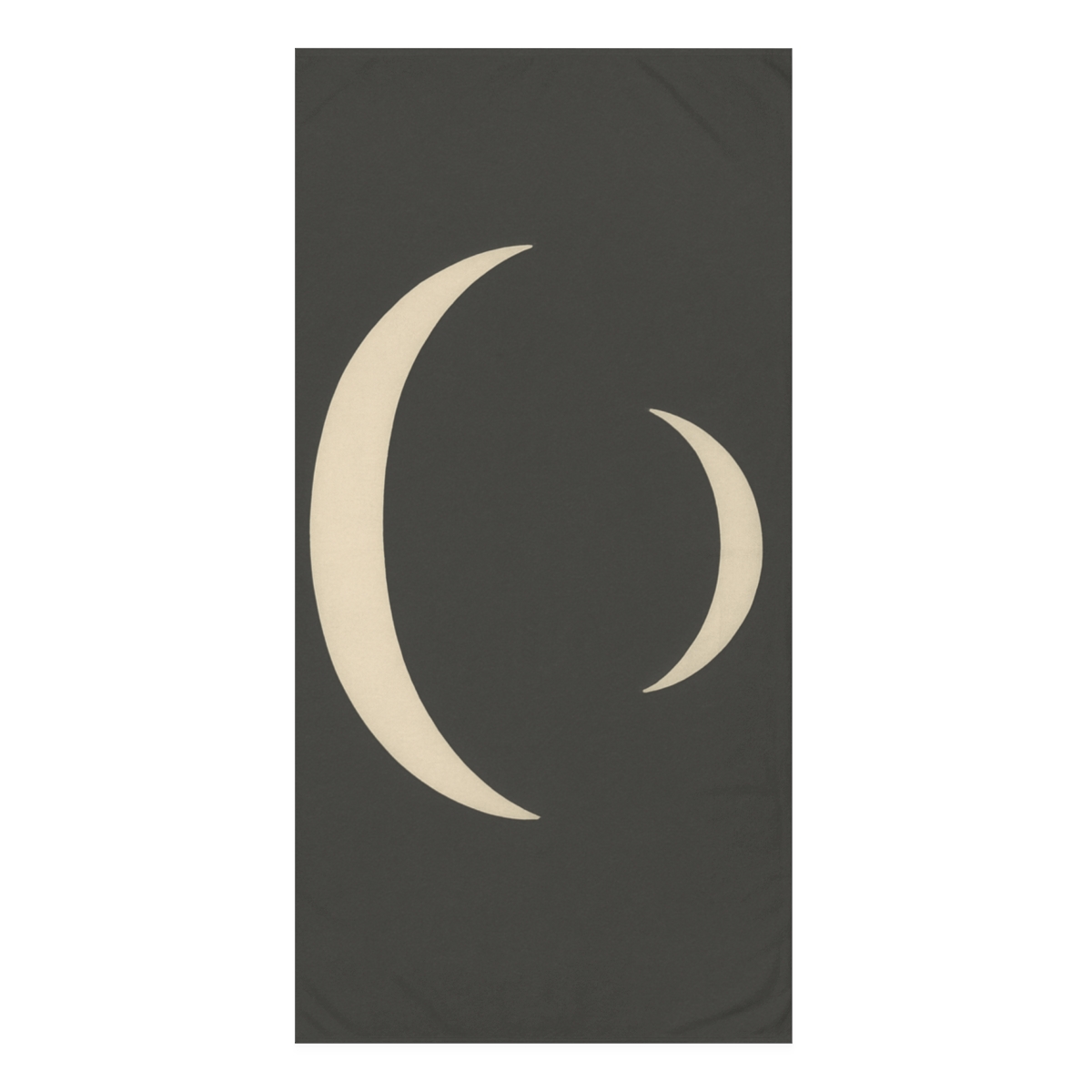 Twin Crescent Alignment soft cotton towels