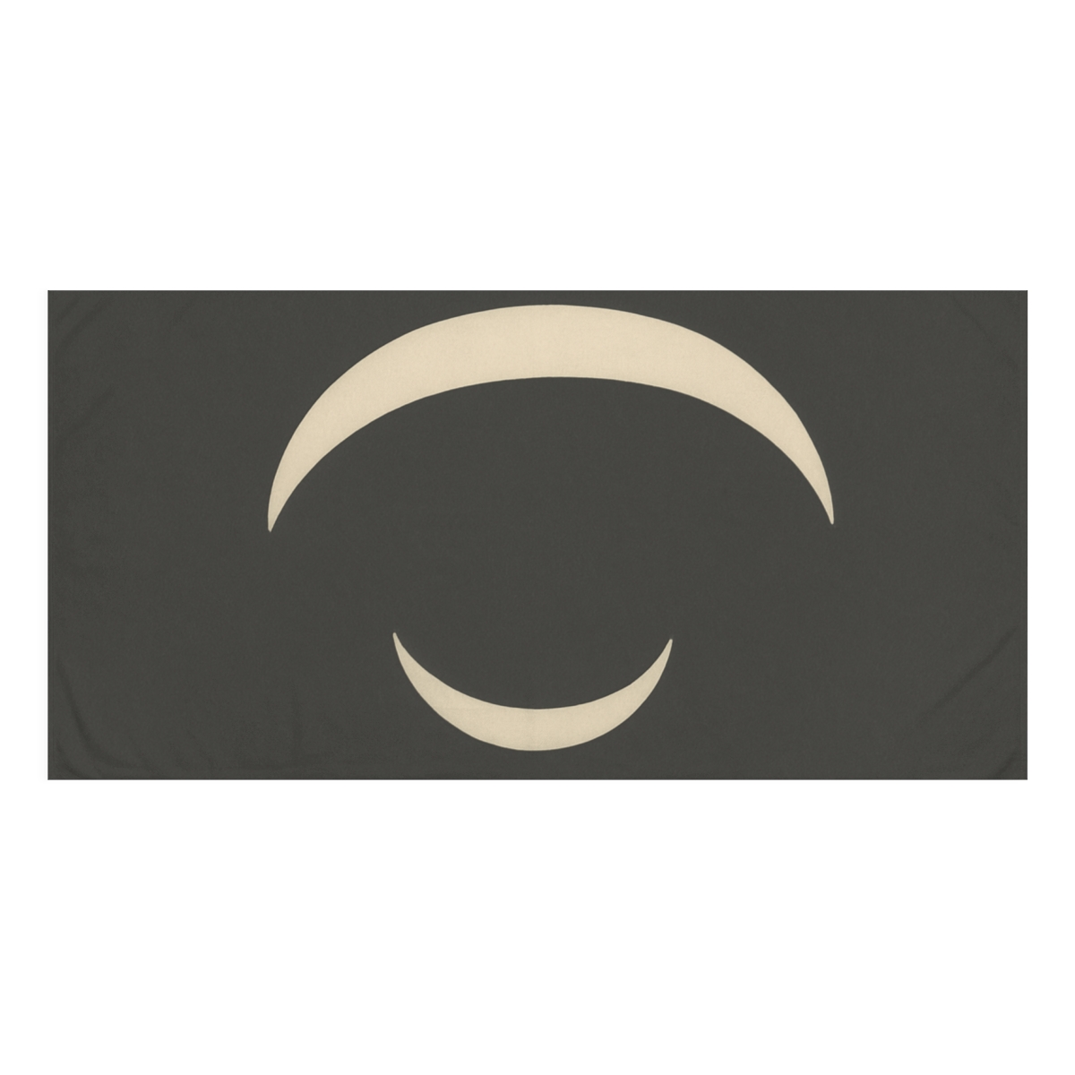 Twin Crescent Alignment soft cotton towels