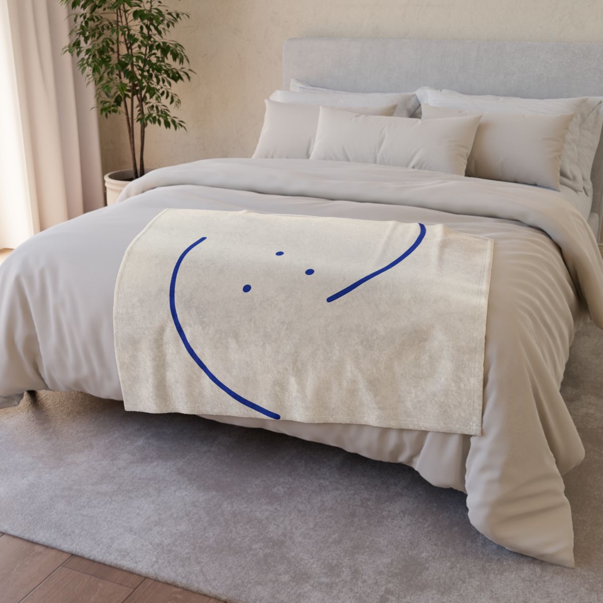 Twin Crescent Constellation stylish throw blankets