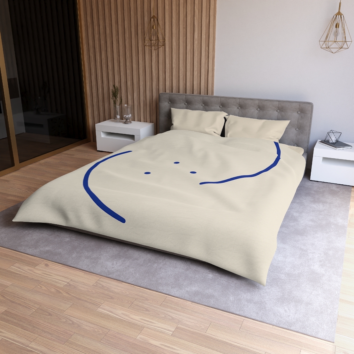 Twin Crescent Constellation custom duvets