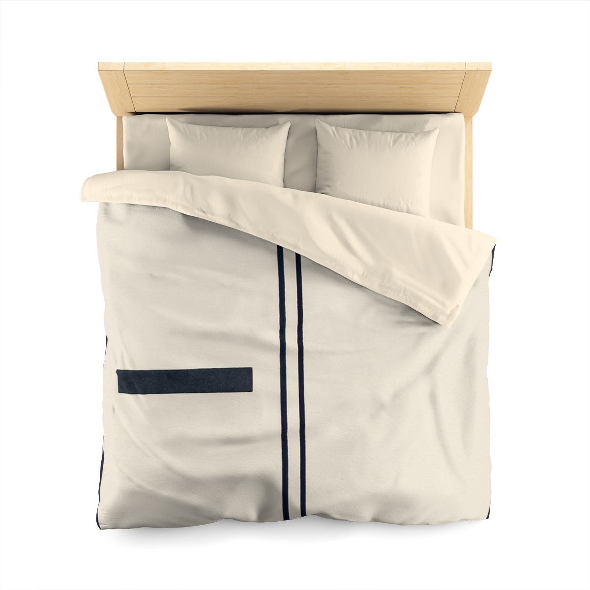 Twin Frames With Offset Bar designer printed duvets