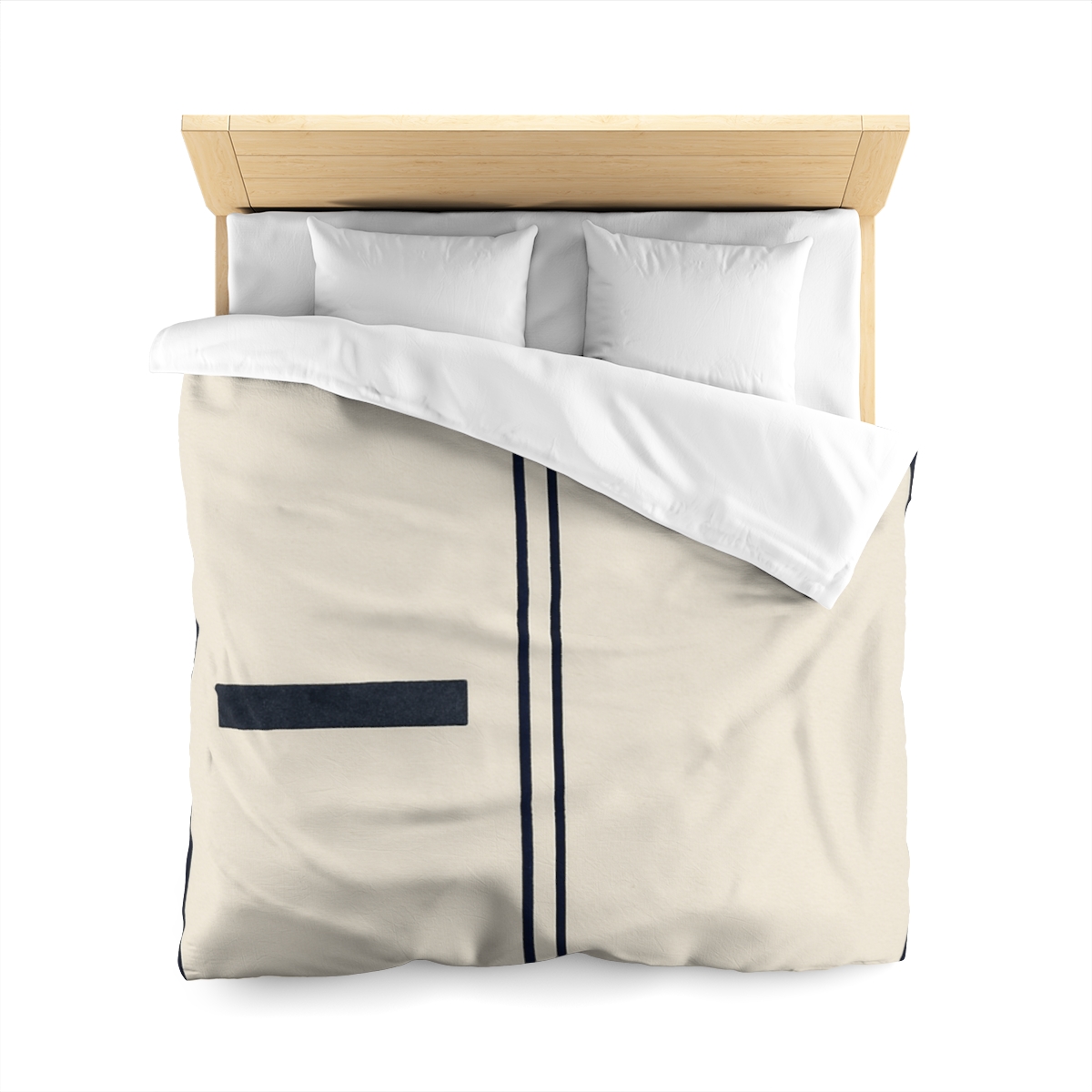 Twin Frames With Offset Bar designer printed duvets