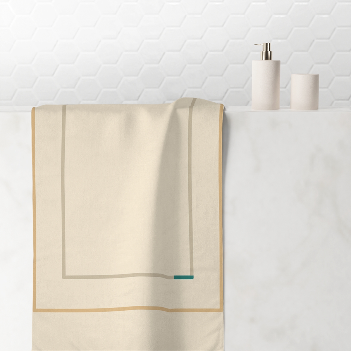 Twin Frames With Offset Opening personalized bath towels