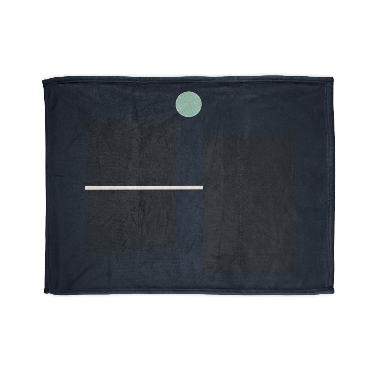 Twin Rectangles With Shared Edge Line decorative home blankets