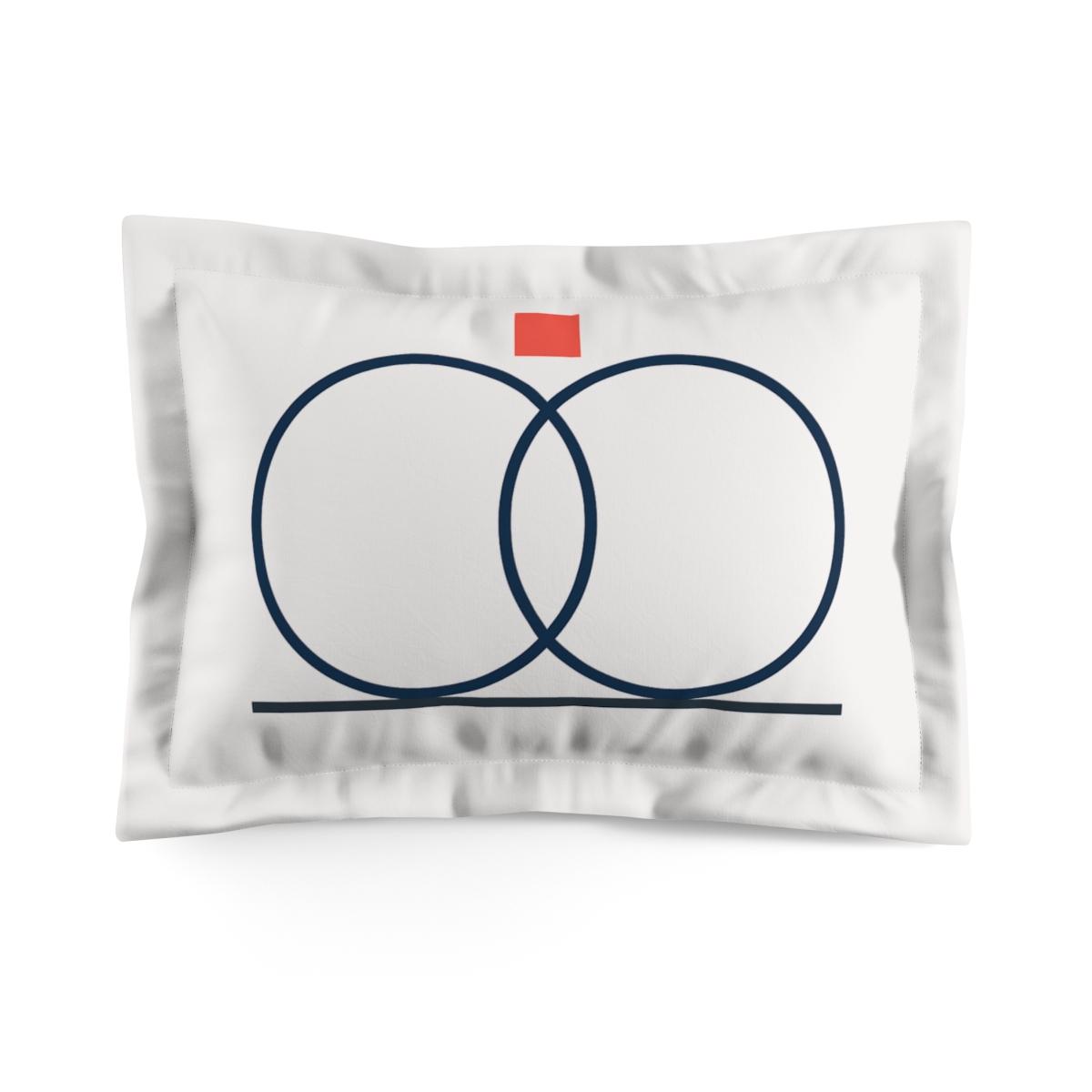Twin Rings With Passing Line gift pillows for home