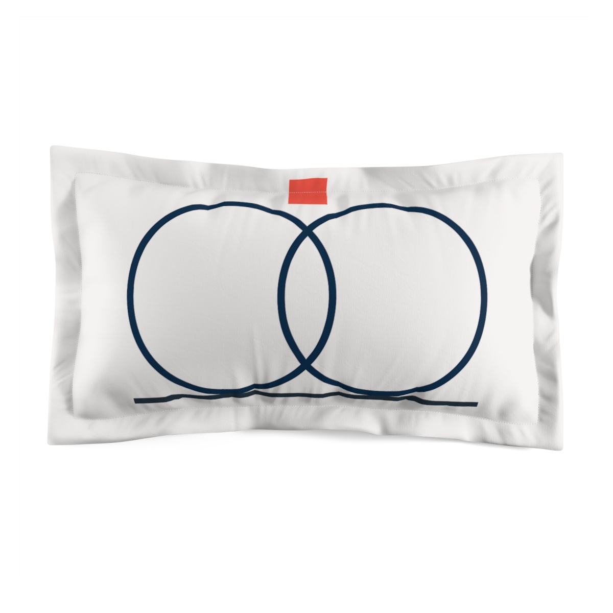 Twin Rings With Passing Line gift pillows for home