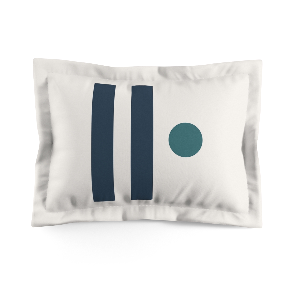 Two Bars With Quiet Circle personalized decorative pillows