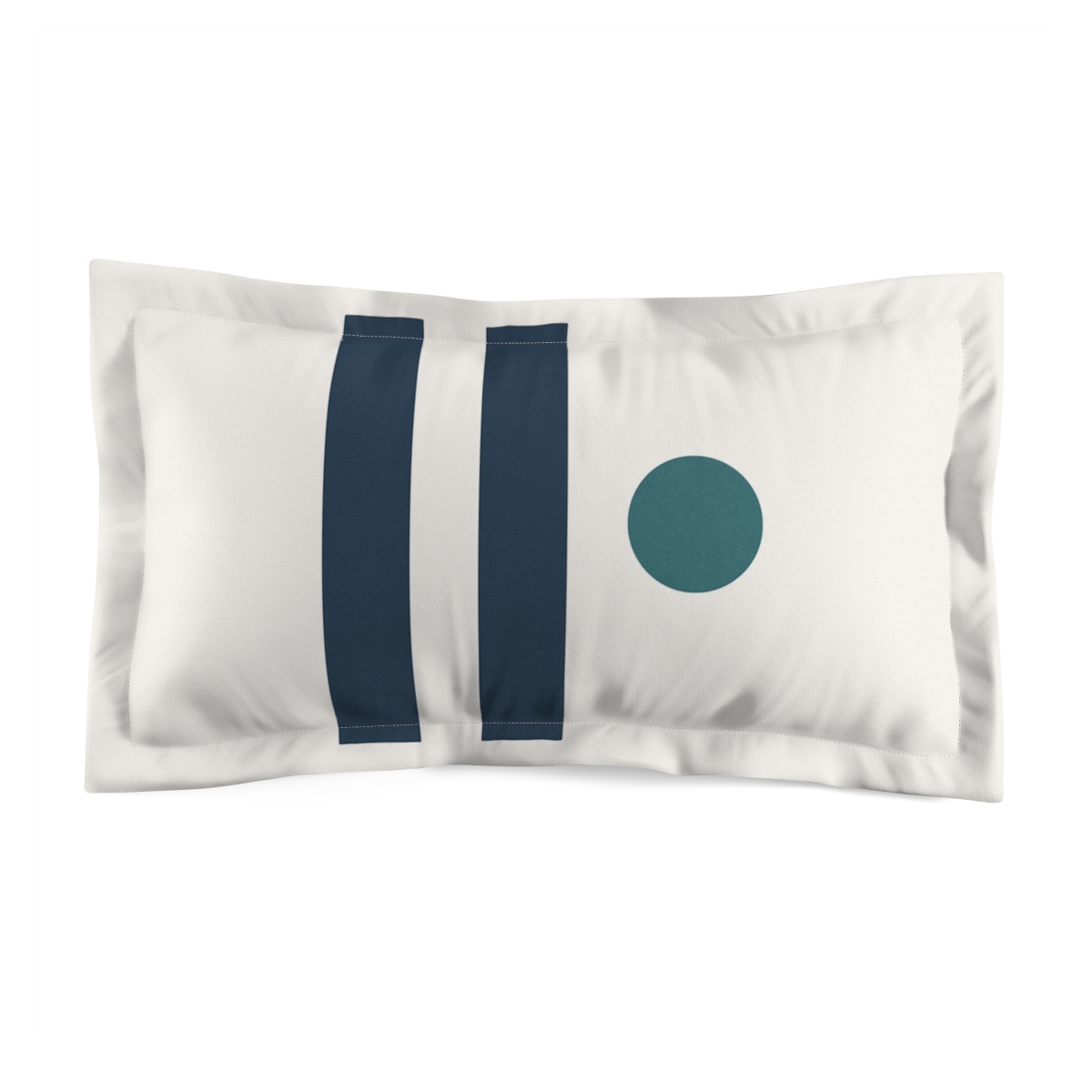 Two Bars With Quiet Circle personalized decorative pillows