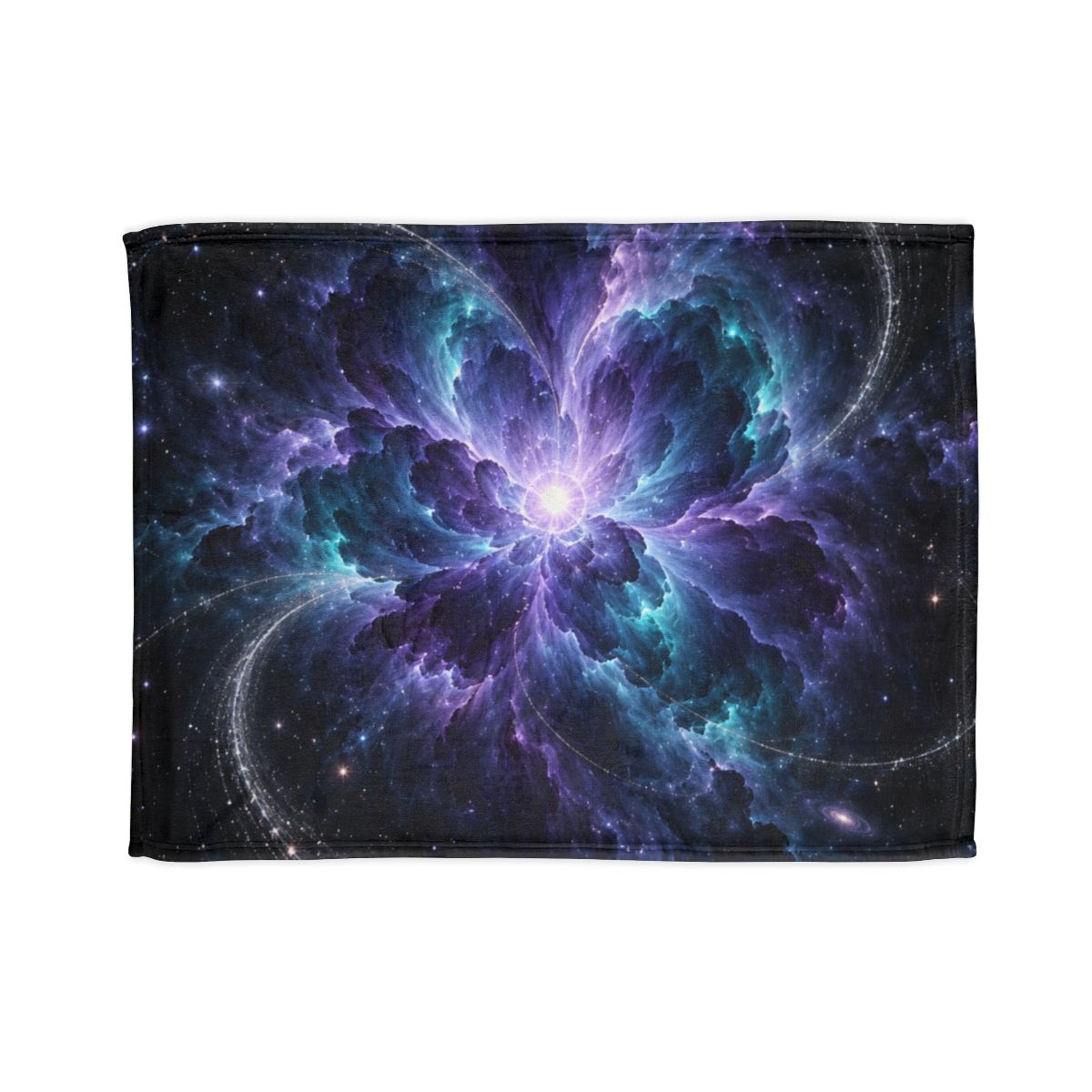 Ultraviolet Void Bloom warm winter blankets [AI-1e7ab87c-f7ff4e166a52]