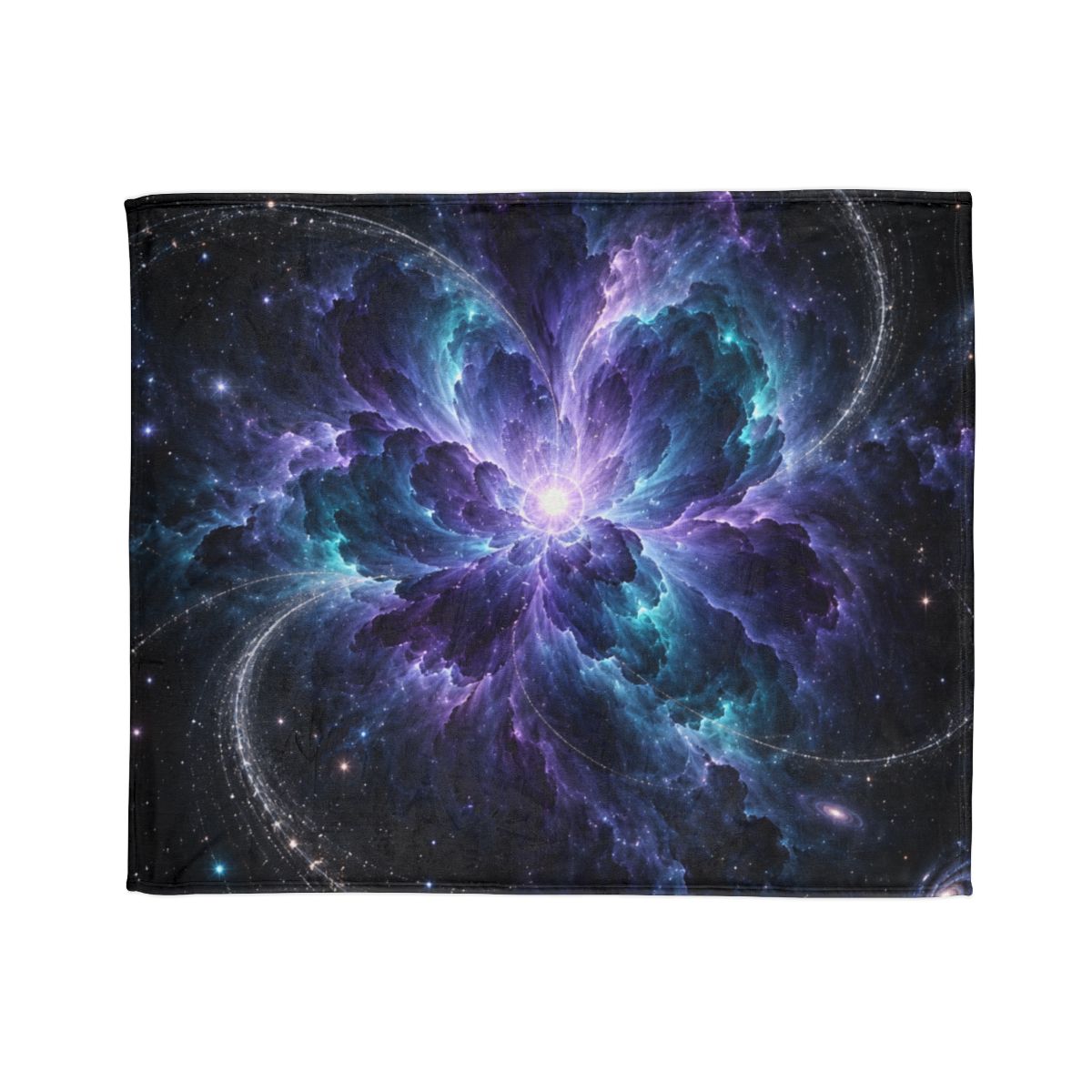 Ultraviolet Void Bloom warm winter blankets [AI-1e7ab87c-e2c757e1ac95]