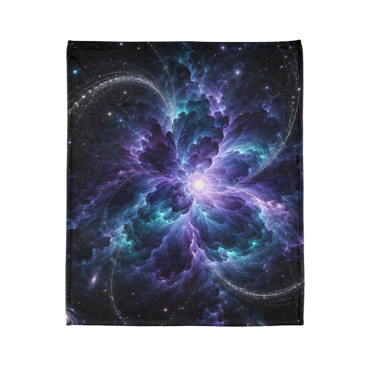 Ultraviolet Void Bloom warm winter blankets [AI-1e7ab87c-359a137608e0]