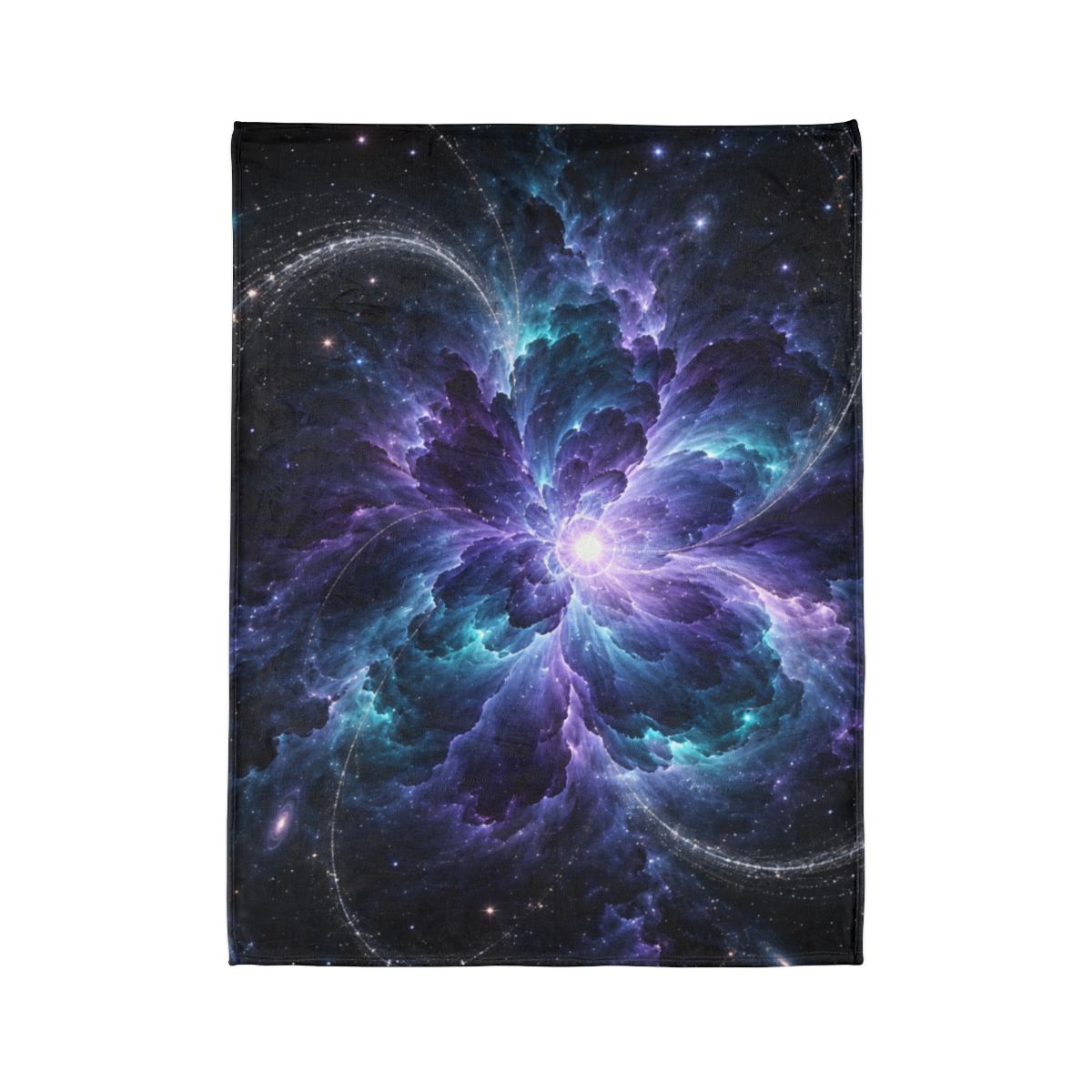Ultraviolet Void Bloom warm winter blankets [AI-1e7ab87c-bfc22d0080ac]