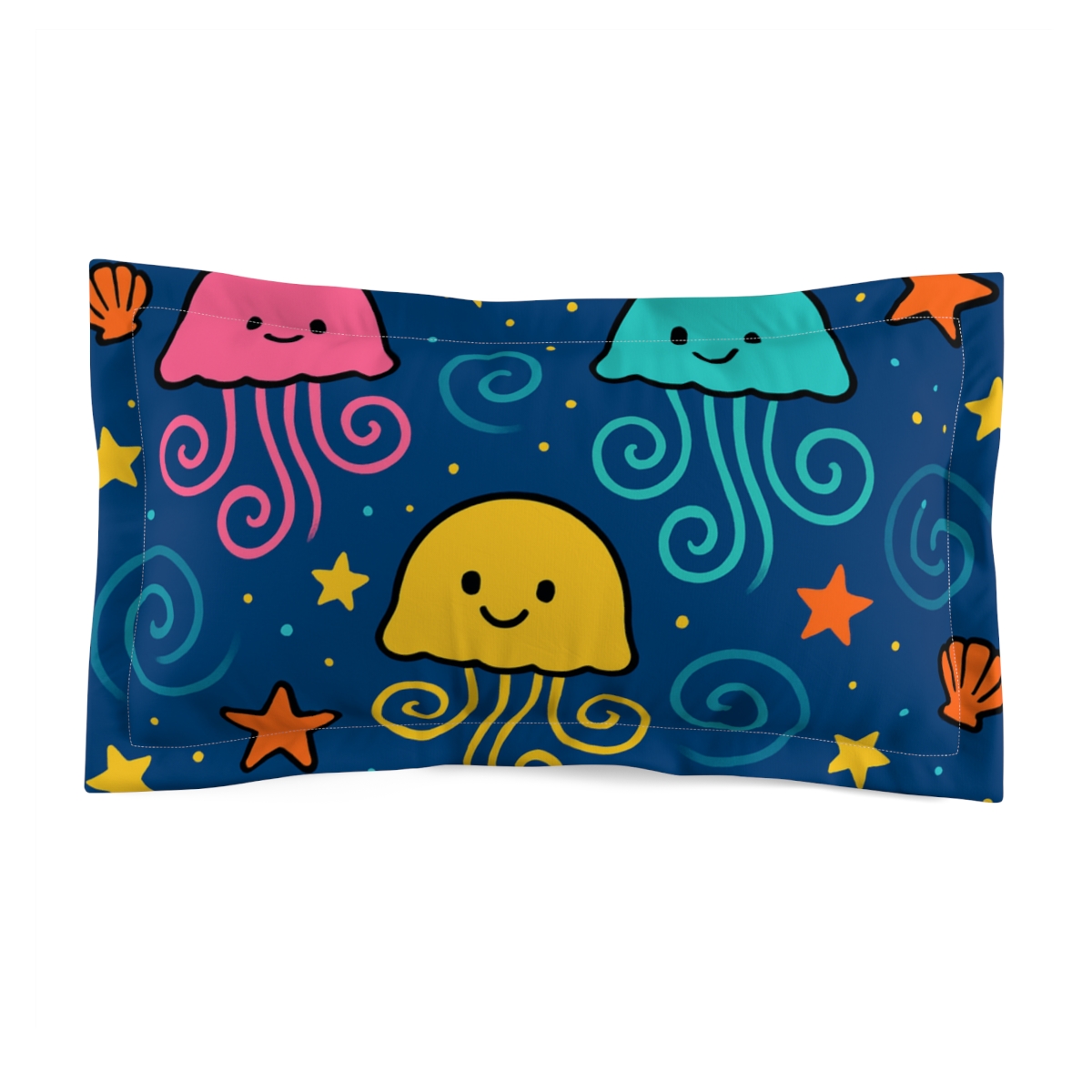 Underwater Galaxy Jellyfish Parade gift pillows for home