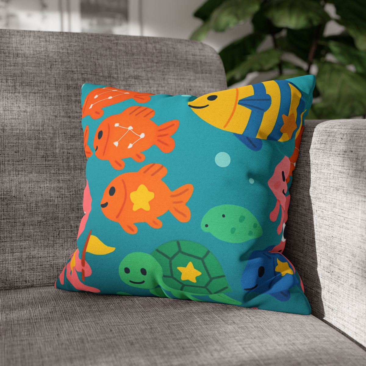 Underwater Galaxy Parade comfortable bedding pillow covers