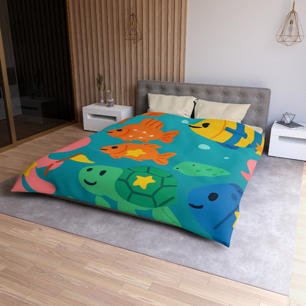 Underwater Galaxy Parade warm winter duvets