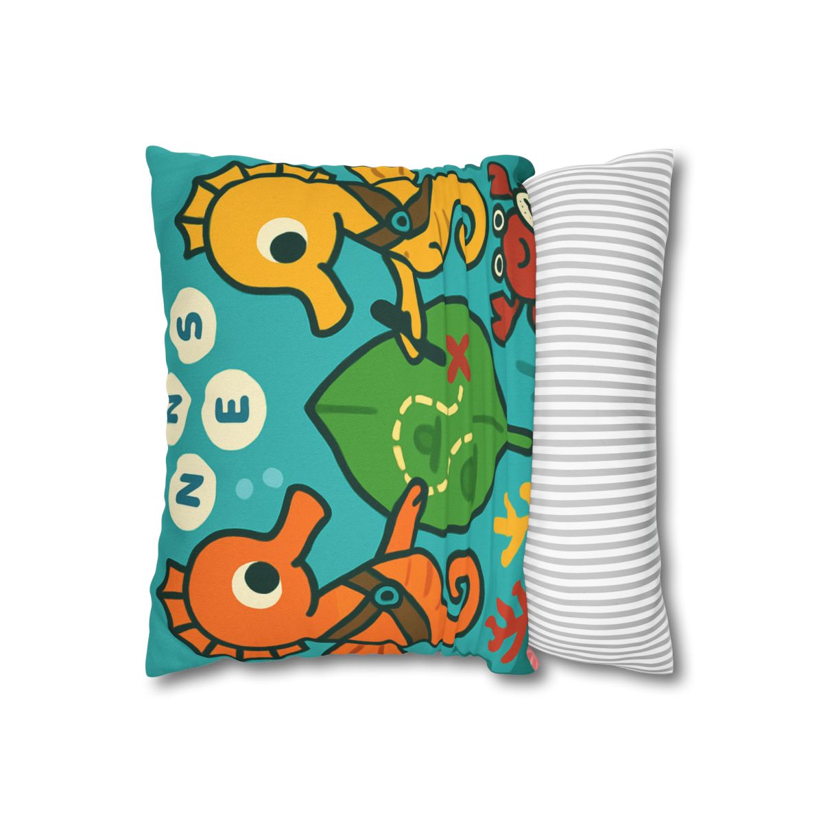 Underwater Map Makers The Seahorse Scouts custom pillow cases