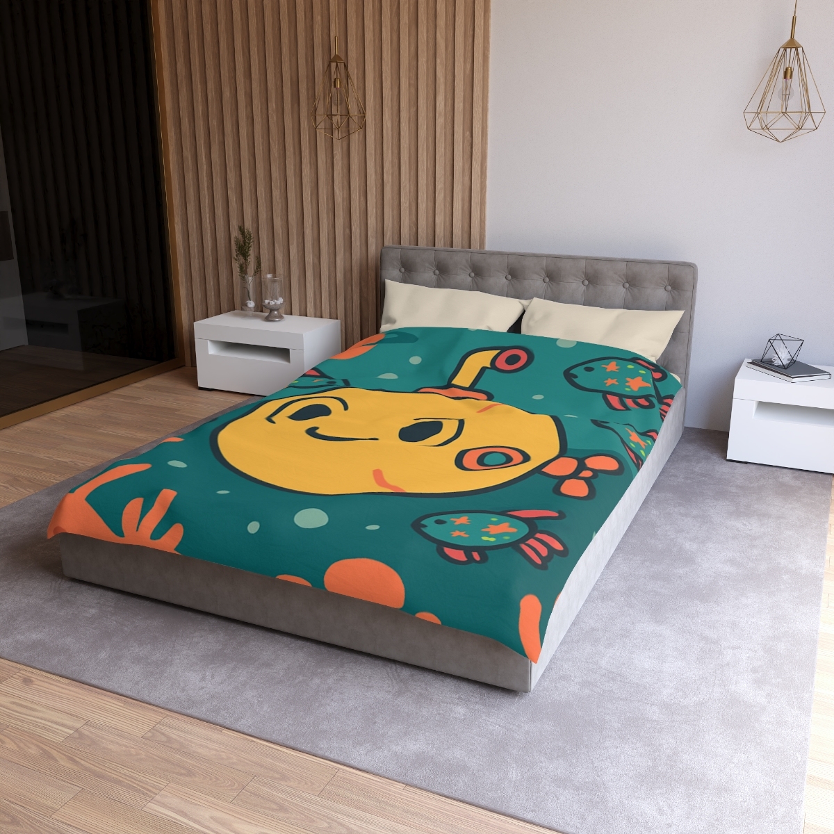 Underwater Planet Explorer Sub duvets for gifts