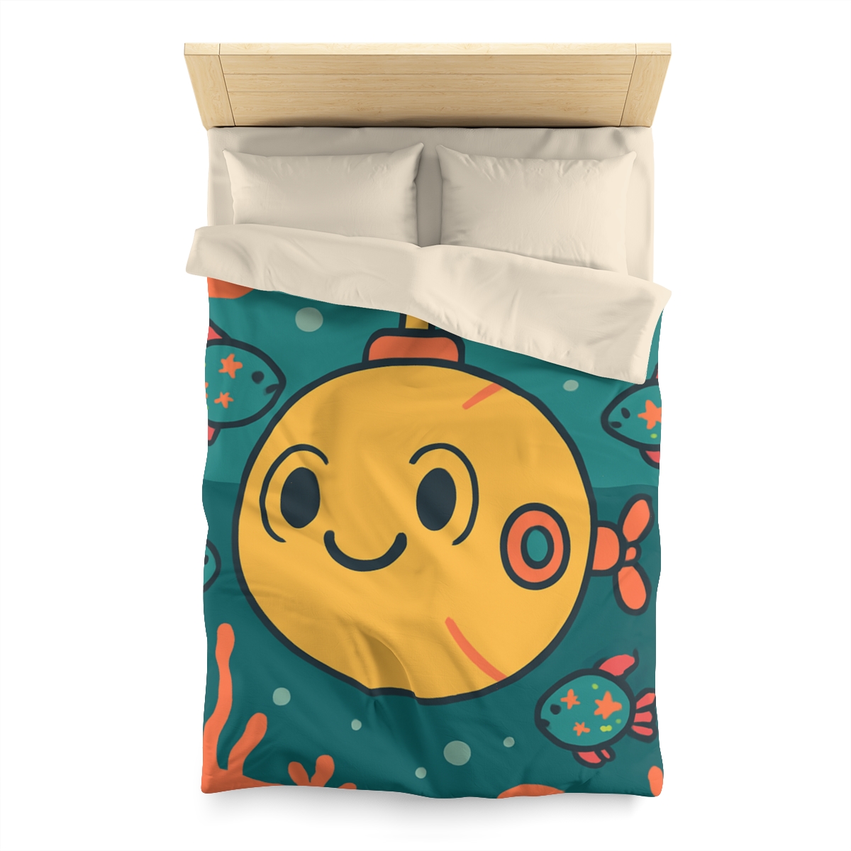 Underwater Planet Explorer Sub duvets for gifts