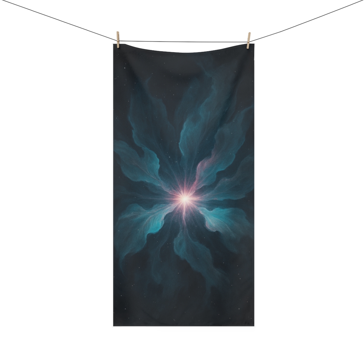 Vacuum Bloom Starburst personalized bath towels