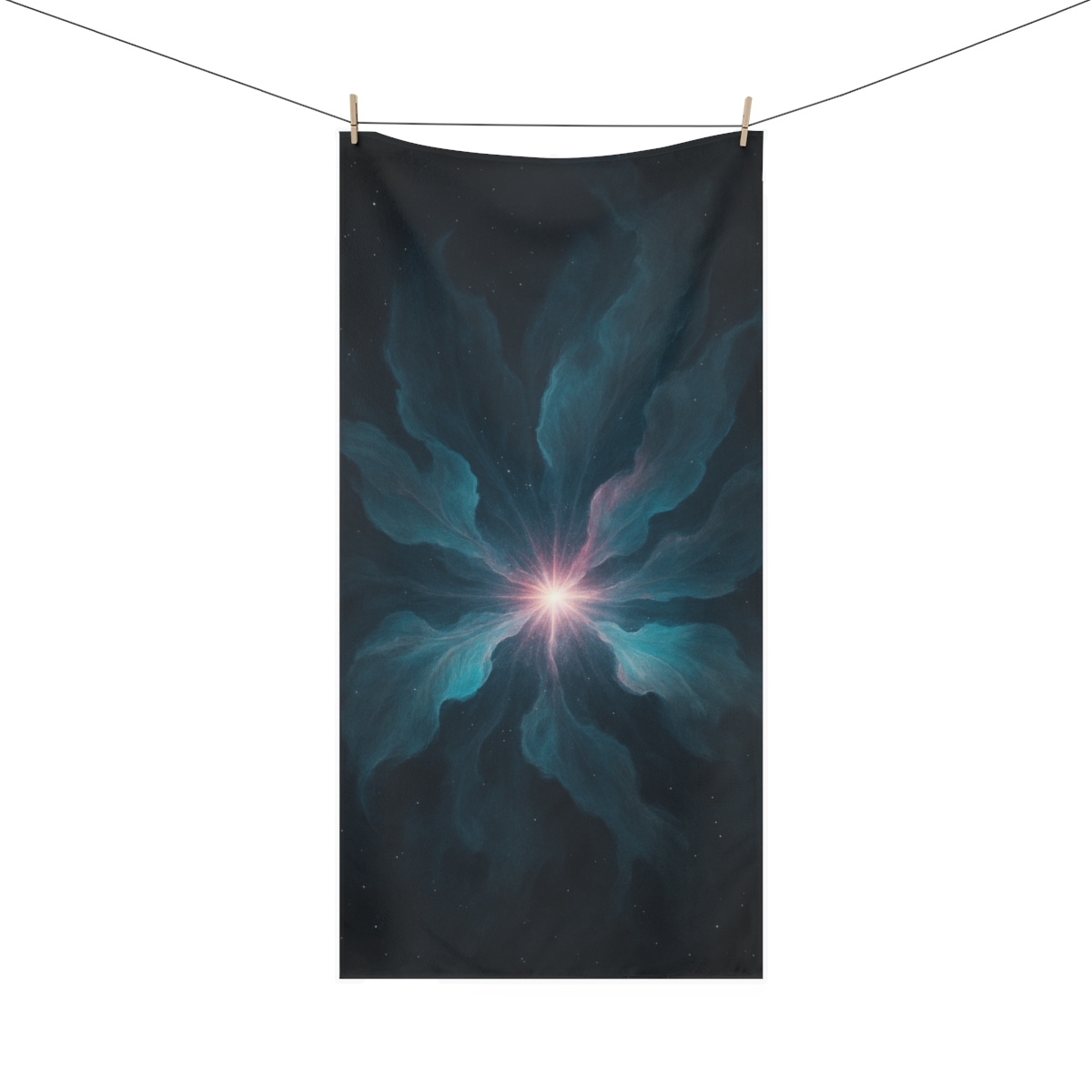 Vacuum Bloom Starburst personalized bath towels