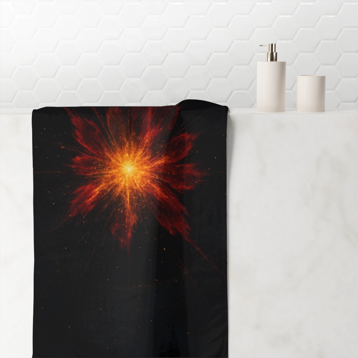 Vacuum Bloom Starburst unique gift towels