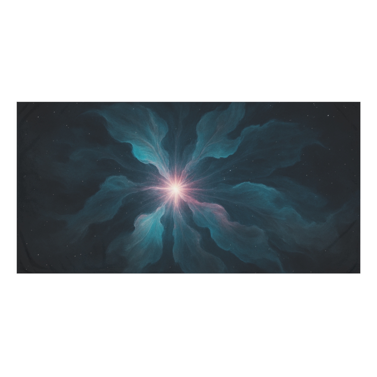 Vacuum Bloom Starburst personalized bath towels