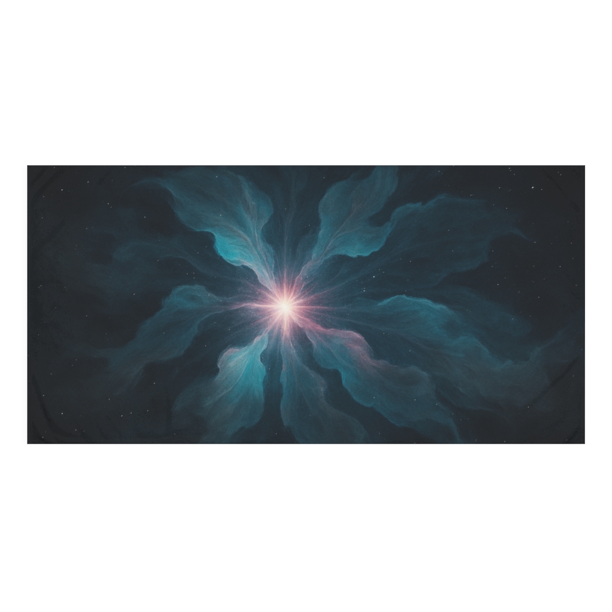 Vacuum Bloom Starburst personalized bath towels