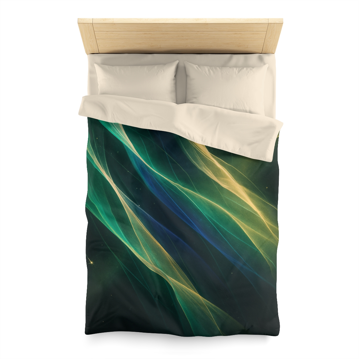 Veil Of Quantum Aurora stylish duvet covers