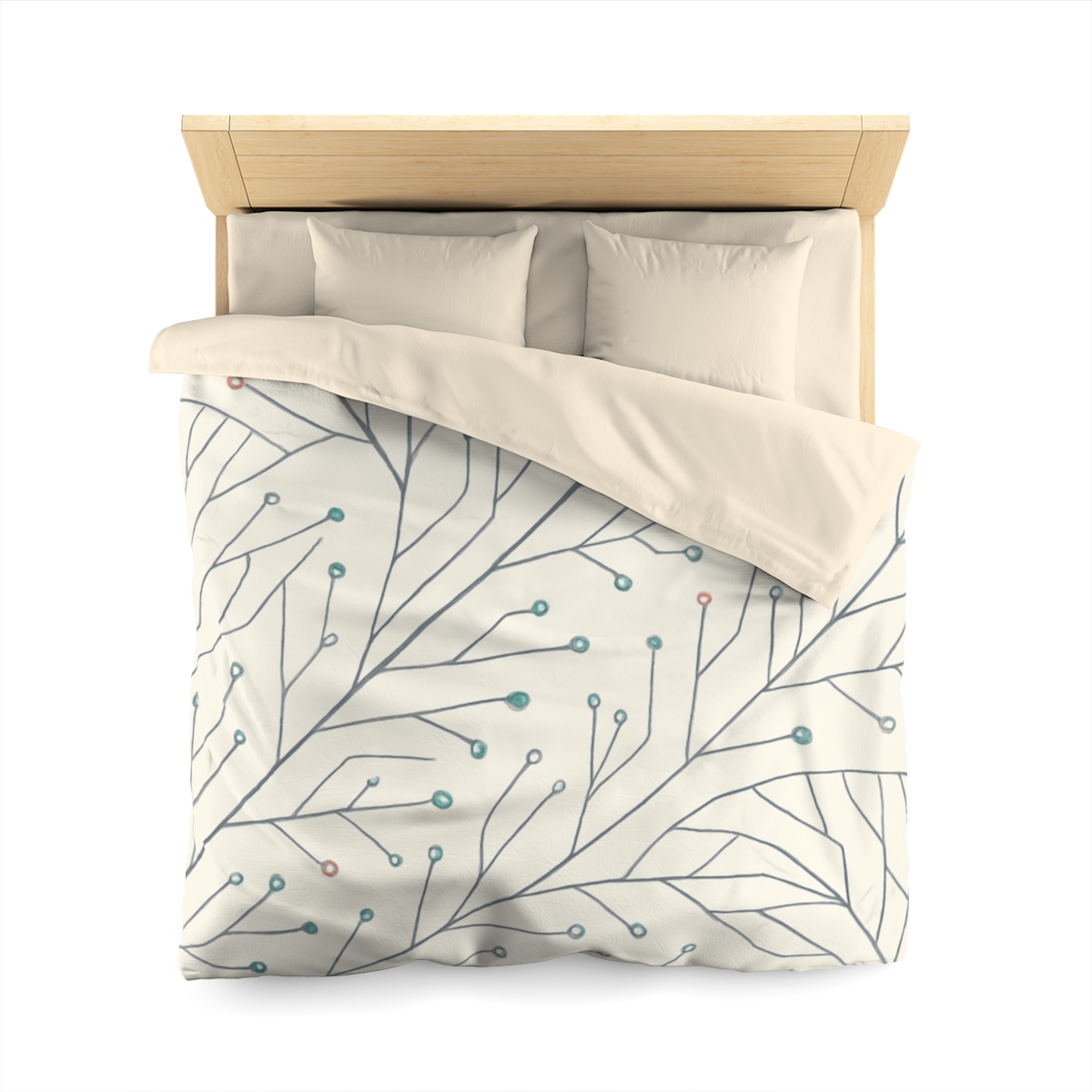 Vein Circuit Filigree designer printed duvets