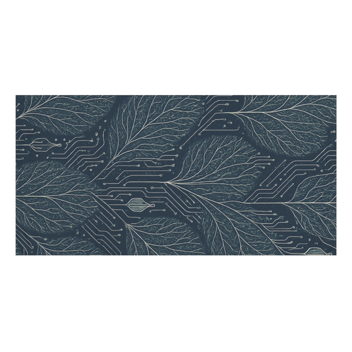 Vein Circuit Filigree custom towels