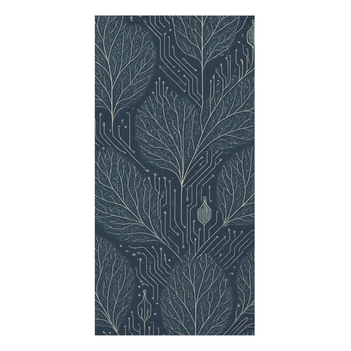 Vein Circuit Filigree custom towels