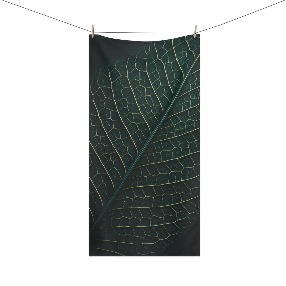 Vein Circuit Filigree designer printed towels