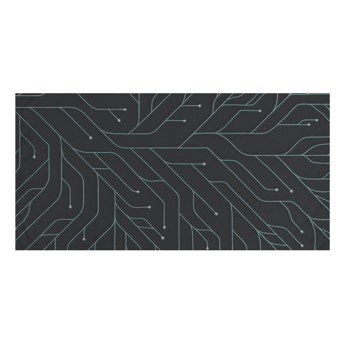 Vein Circuit Filigree custom towels