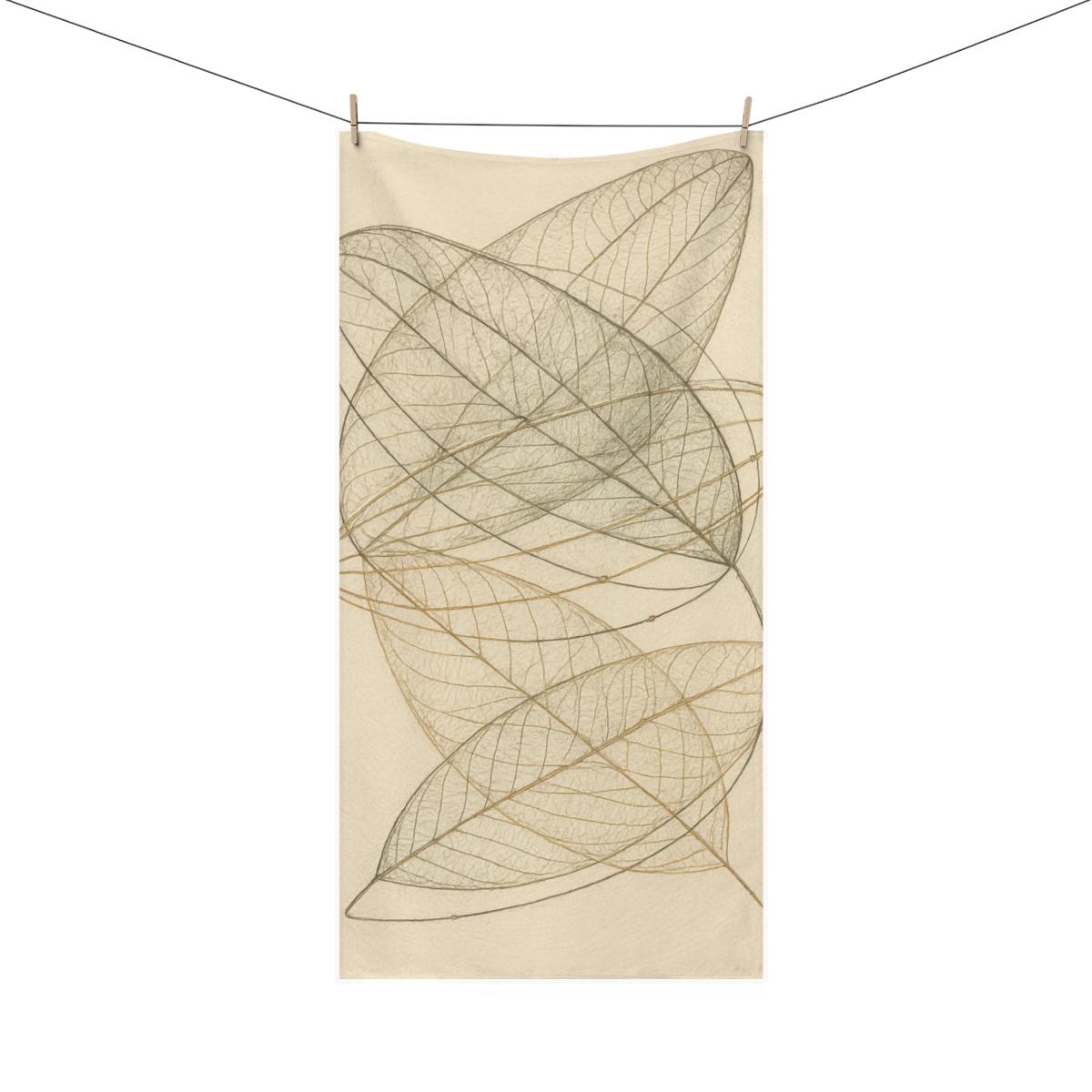 Vein Lace Orbit personalized bath towels