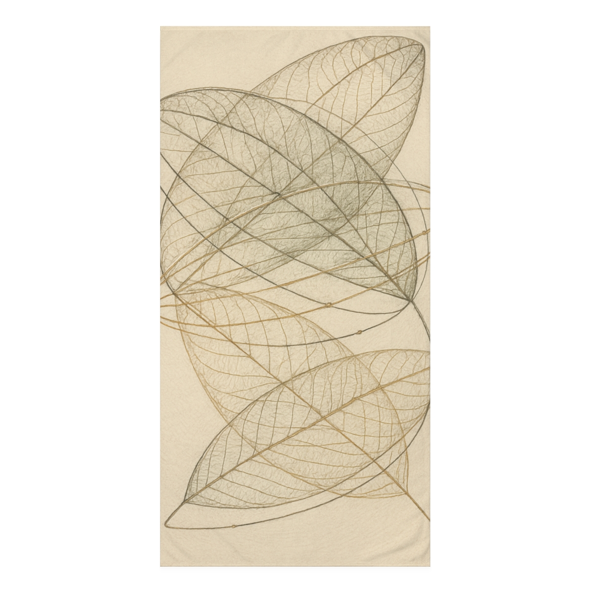 Vein Lace Orbit personalized bath towels