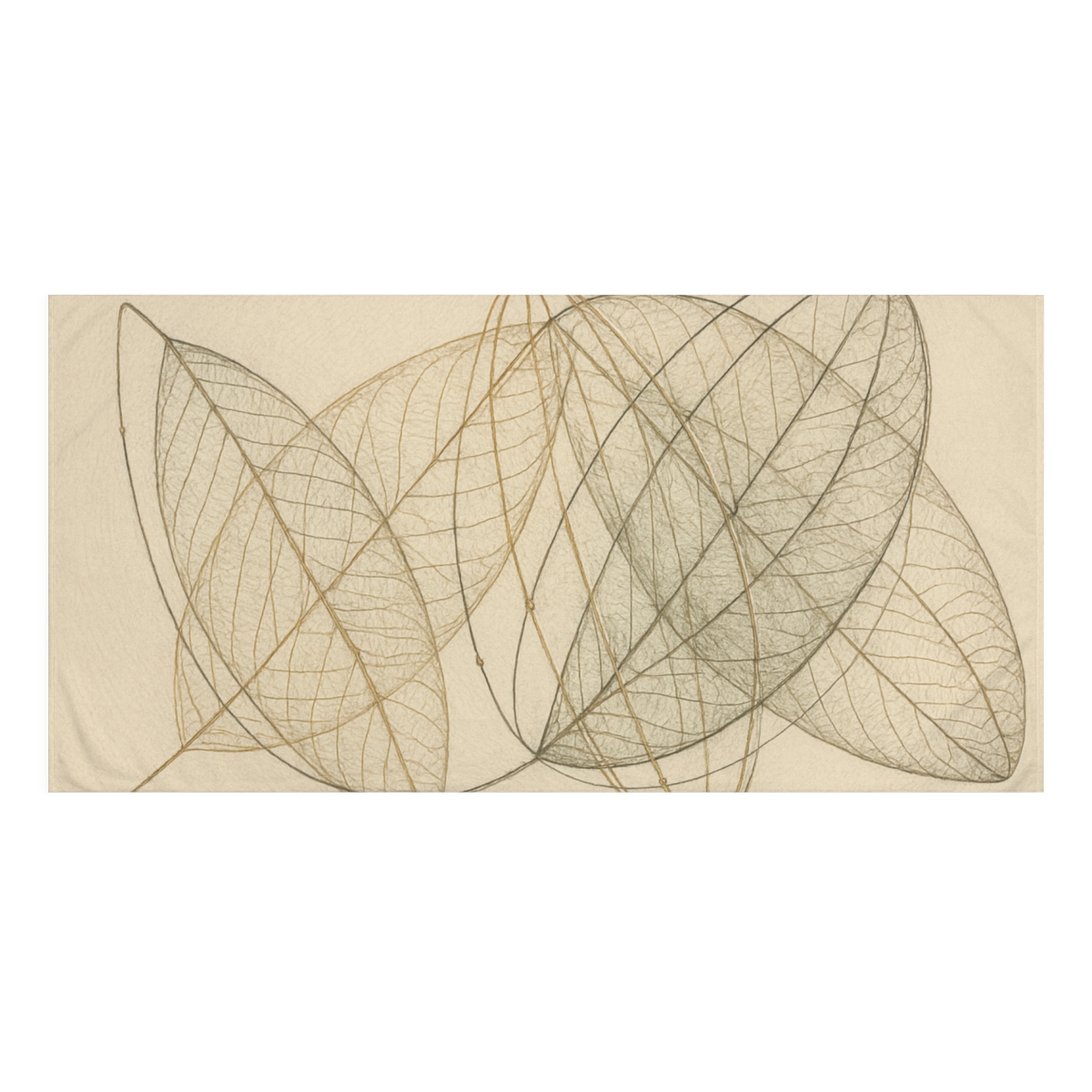 Vein Lace Orbit personalized bath towels