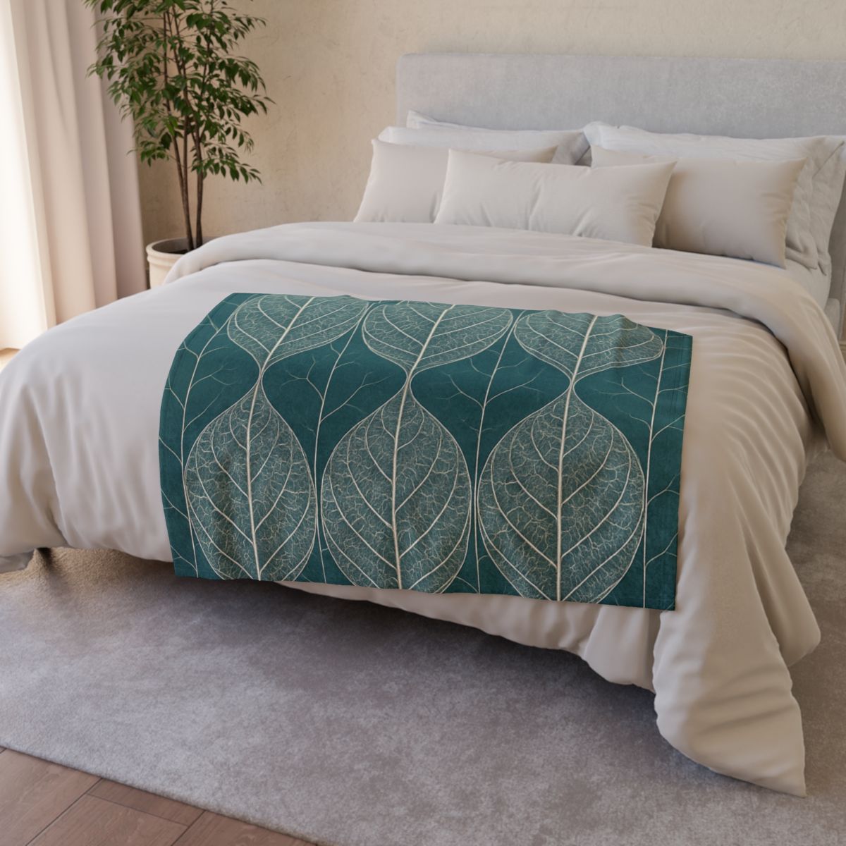 Vein Lace Panel warm winter blankets