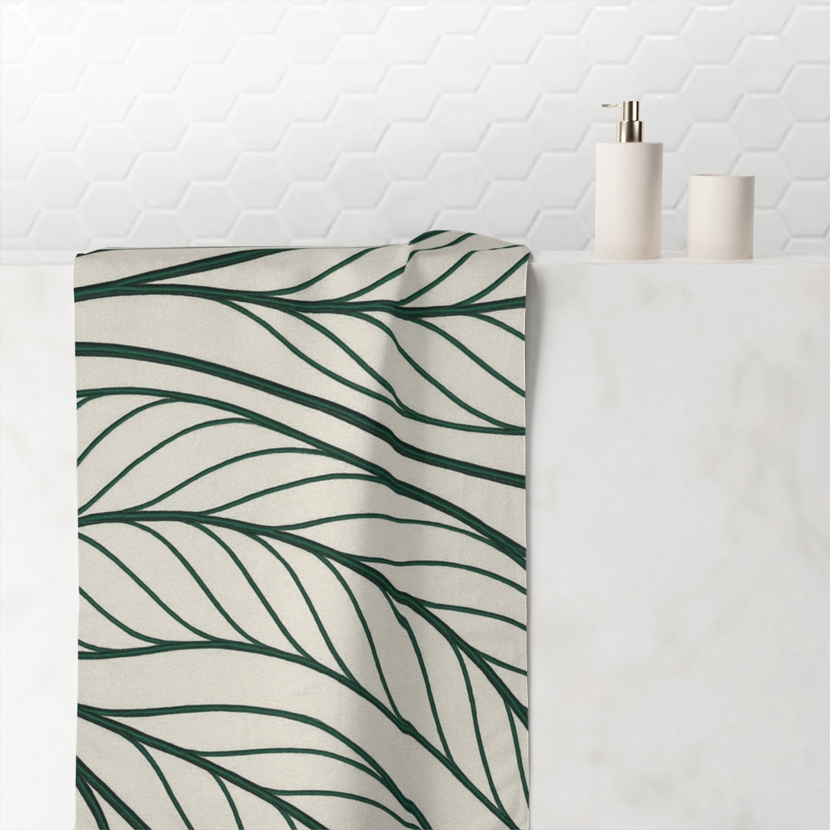 Vein Lace Panorama comfortable face towels