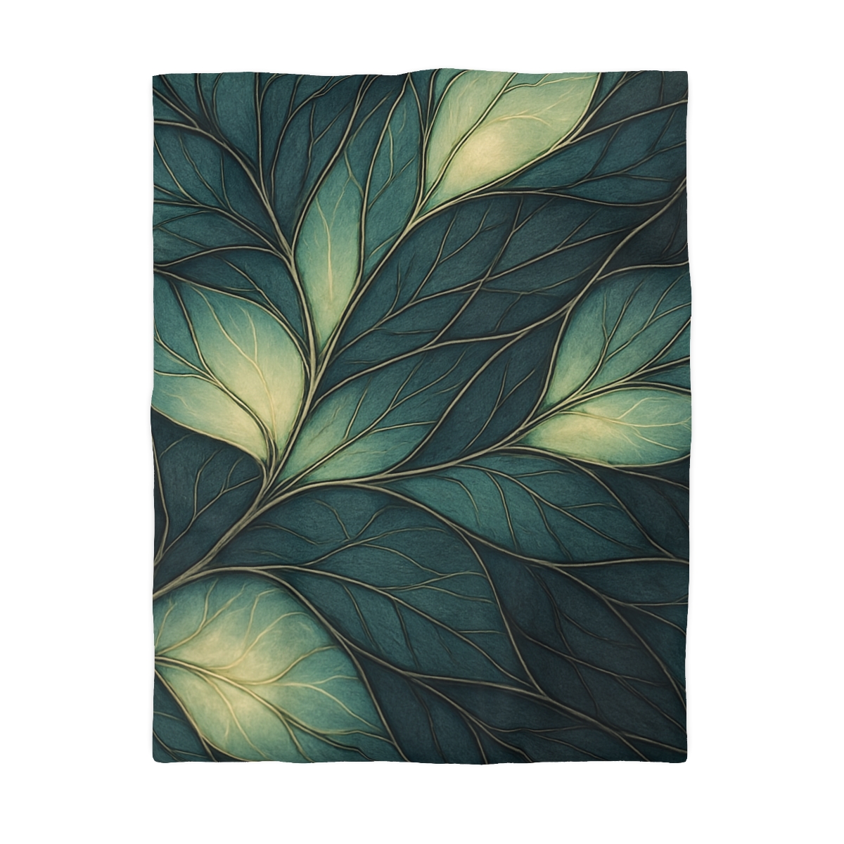 Vein Lattice Aurora Bloom designer printed duvets