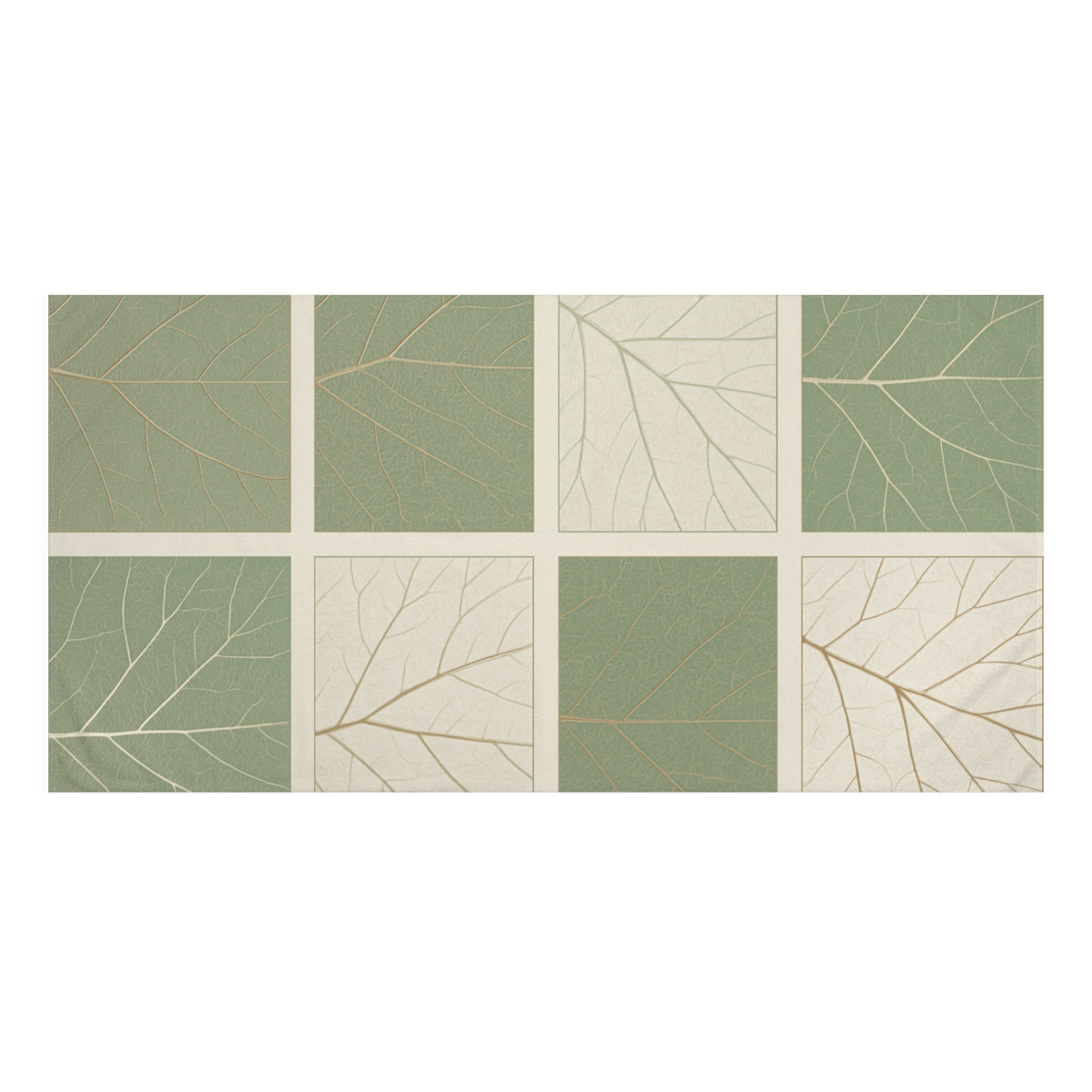 Vein Map Mosaic comfortable face towels