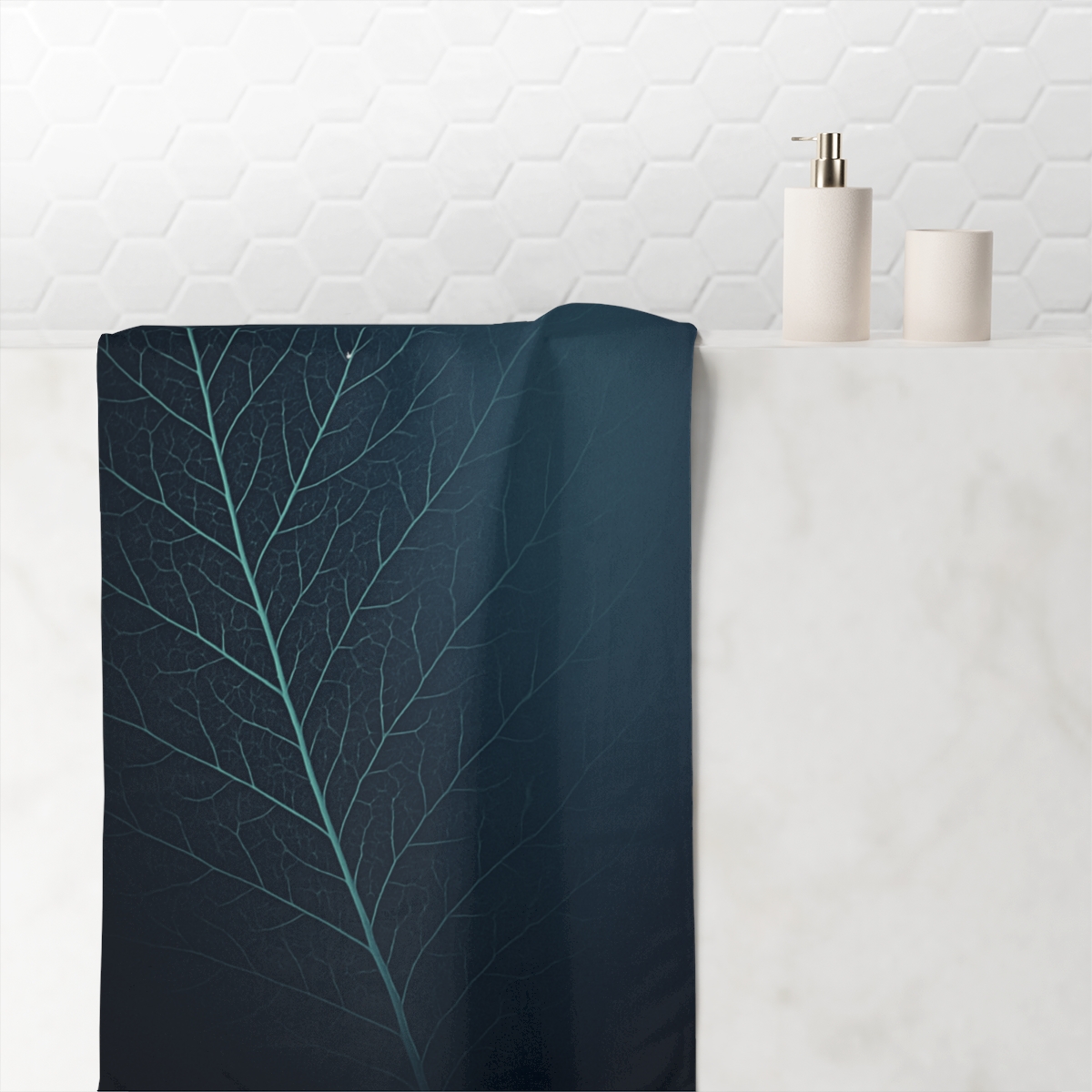 Vein Network Constellation trendy hand towels