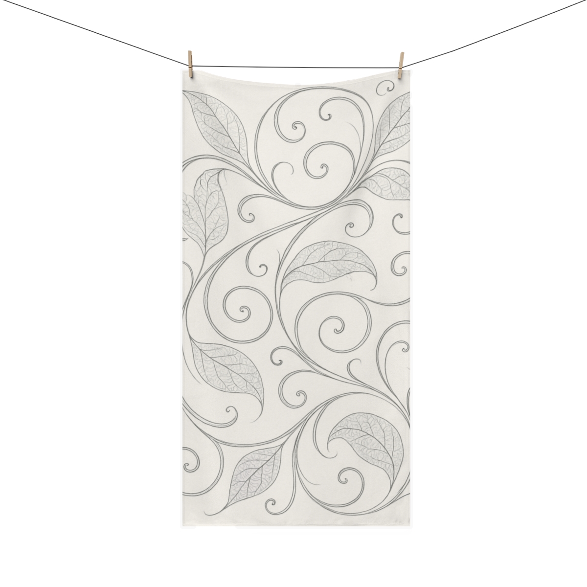 Vein Whisper Arabesque decorative home towels