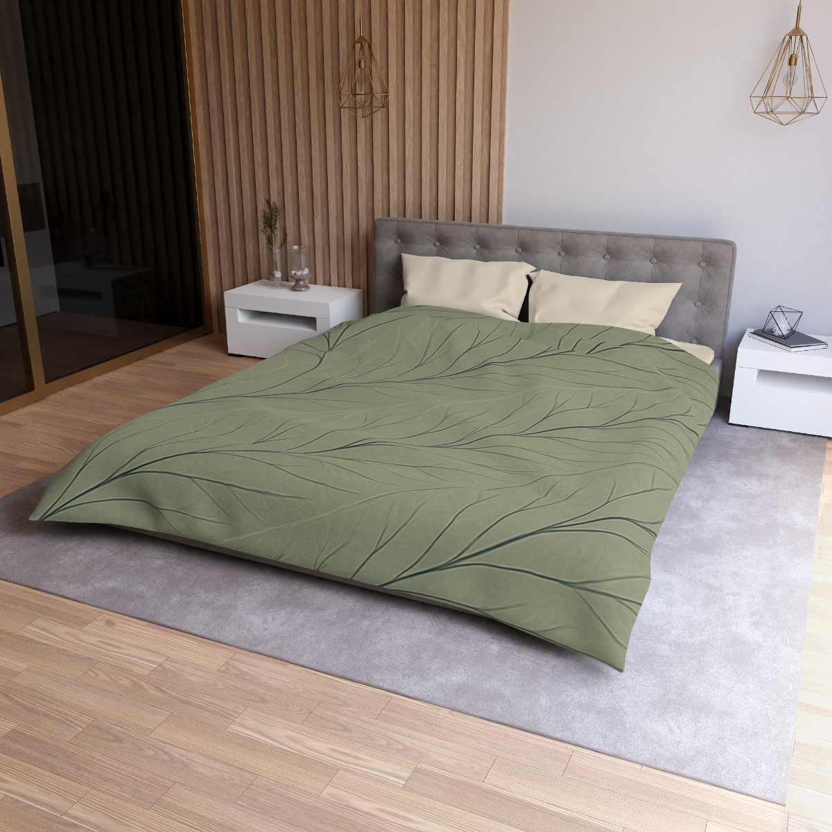 Veined Lace Circuit designer printed duvets
