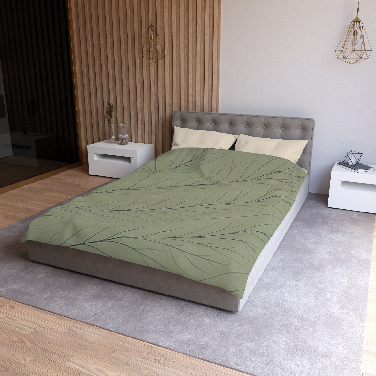 Veined Lace Circuit designer printed duvets