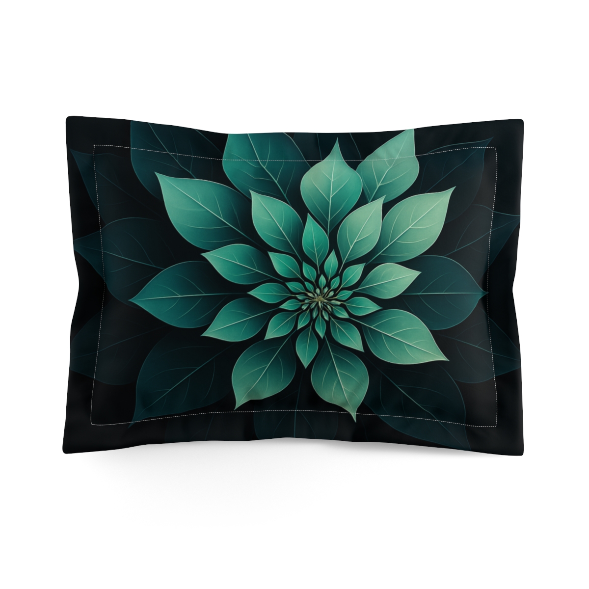 Veinlight Phyllotaxis Circuit personalized decorative pillows