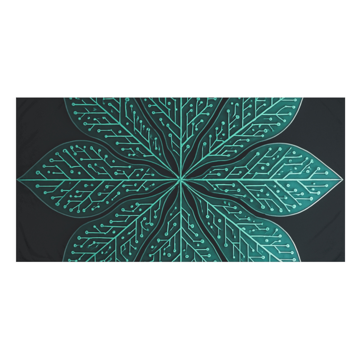 Veinline Circuit Bloom stylish beach towels