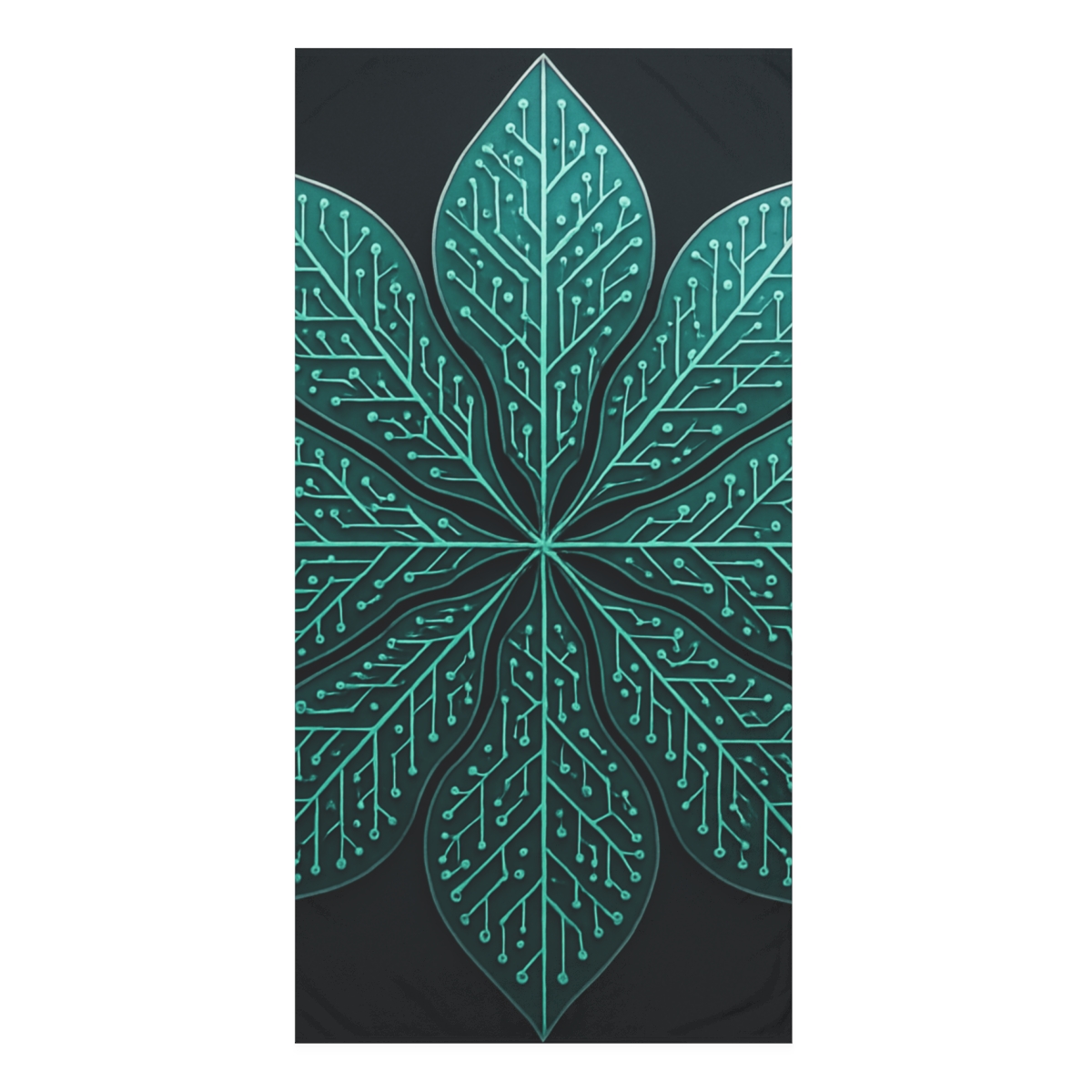 Veinline Circuit Bloom stylish beach towels