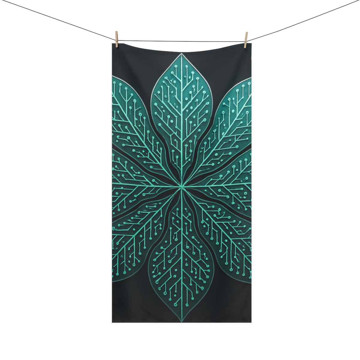Veinline Circuit Bloom stylish beach towels
