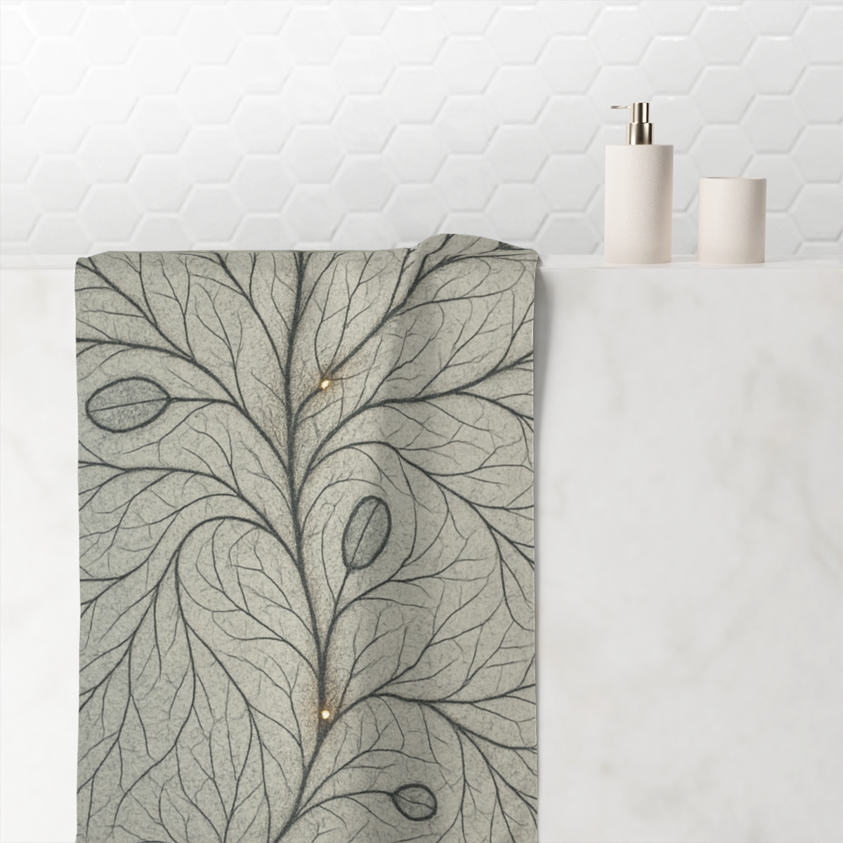 Veinline Constellation Filigree stylish beach towels